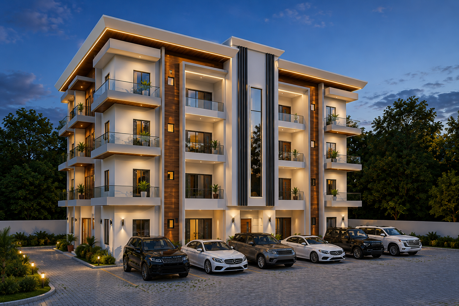 Estate Development Front View